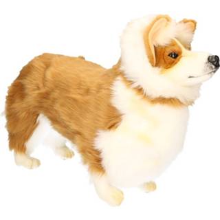 👉 Hondenknuffel pluche multikleur Hansa Corgie Honden Knuffel 50 Cm 8719538455085