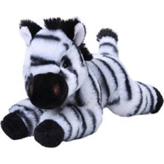 👉 Knuffel wit zwart pluche Wild Republic Zebra Ecokins Mini Junior 20 Cm Wit/zwart 92389248104