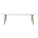 👉 Uitschuifbare tafel wit houten 24designs Jassmin - L170/270 Cm Tafelblad Poten 8719874345026