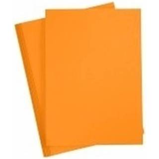 👉 Oranje 15x Kartonnen Vel A4 - Hobbypapier Knutselmaterialen 8720147793888