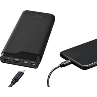 👉 Powerbank zwart Azuri - Quick Charge 3.0 + Usb-c 20.100 Mah 5412882741349