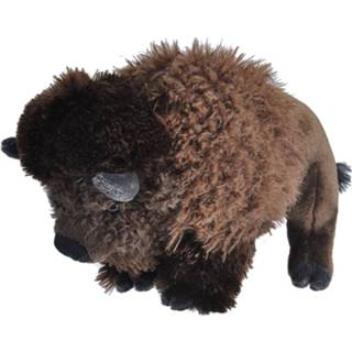 👉 Knuffel zwart bruin pluche Wild Republic Bison Junior 30 Cm Zwart/bruin 92389109221