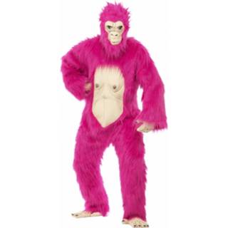 Roze volwassenen Luxe apen pakken