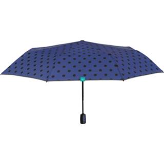 👉 Blauw kunststof vrouwen Perletti Mini-paraplu Time Dames 98 Cm Microfiber 8719817661619
