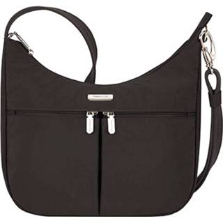 👉 Schoudertas zwart nylon vrouwen Travelon Essentials Anti-diefstal Damestas Hobo Crossbody Rfid 43486 8717253690644
