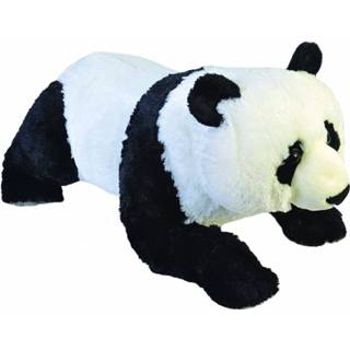 👉 Knuffel wit zwart pluche Wild Republic Panda Junior 76 Cm Wit/zwart 92389195491