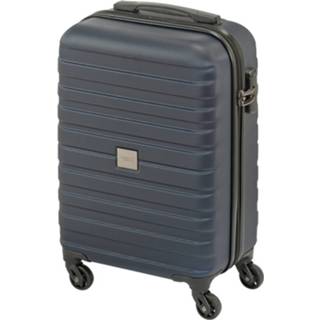 👉 Reiskoffer blauw polycarbonaat s Princess Traveller Boston - Donker Abs 8718448056962