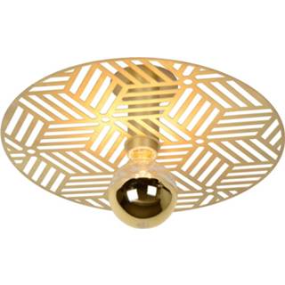 👉 Plafonnier goud staal goudkleurig Lucide Olenna Ø 40cm E27/40w 5411212051219