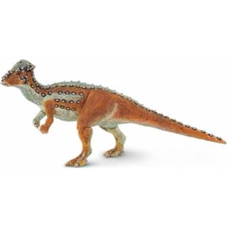 👉 Speelfiguur oranje kunststof Safari Pachycephalosaurus Junior 8 Cm 95866004118