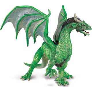 👉 Speelfiguur groen kunststof Safari Draak Junior 15 X 12,5 Cm Donkergroen 95866101503