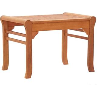 Tuinbank hout bruin Vidaxl 64 Cm Massief Eucalyptushout 8719883811789