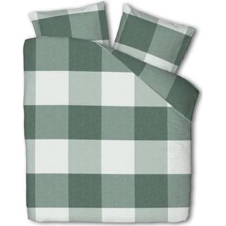 👉 Kussenslop katoen ruiten wit Presence Multiple Blocks 1-persoons (140 x 220 cm + 1 kussensloop) Dekbedovertrek 8719909030132