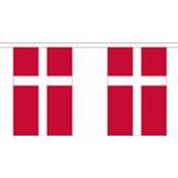 👉 Vlaggenlijn polyester multikleur 3x Buiten Denemarken 3 Meter - Deense Vlag Supporter Feestartikelen Landen Decoratie En Versieringen 8720147779998