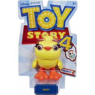 👉 Speelfiguur geel kunststof Mattel Toy Story Ducky Junior 28 X 18,4 Cm 887961750416