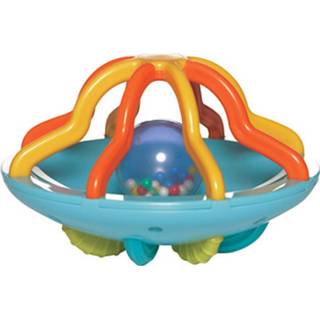 👉 Rammelaar blauw oranje kunststof mannen Manhattan Toy My Ufo Junior 12 Cm Blauw/oranje 11964487776