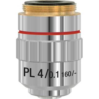 Lens aluminium zilver zilverkleurig Bresser Din-pl-4x 4,5 Cm 4007922151380