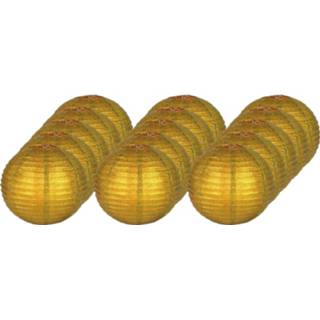 👉 Lampion goud 15x Sparkle lampionnen