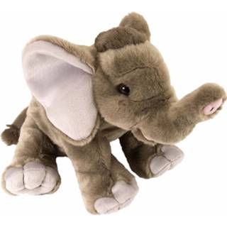 👉 Knuffel grijs pluche Wild Republic Olifant Junior 30 Cm 92389109047