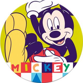 👉 Geel polyester Disney Strandhanddoek Mickey Mouse 120 Cm 8435507829342