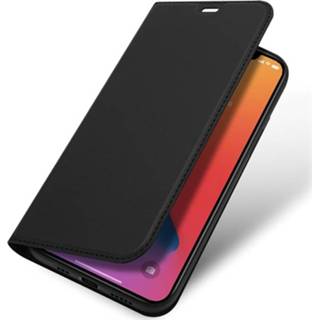 👉 Flipcover zwart Dux Ducis Skin Pro iPhone 12 Max Flip Cover - 5712579953704