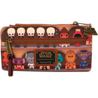 👉 Handtas unisex leather suede nylon Loungefly Star Wars Mini Faux Purse With And Trims