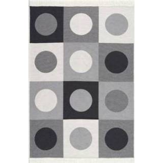 👉 Katoenen tapijt grijs zwart wit meisjes LIVONE wasbaar Happy Rugs Piatto TRAFFIC grijs/zwart/wit 160x230 cm 758198337247