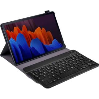 👉 Bluetooth keyboard zwart qwerty Case qwertz Samsung Galaxy Tab S7 Slimline 8720329103856