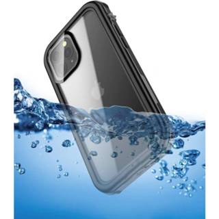 👉 Waterdichte hoes zwart waterdicht hoesje Apple iPhone 12/12 Pro - 8720329074620