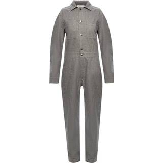 👉 Jumpsuit vrouwen grijs with logo