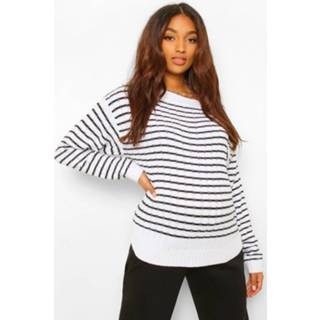 👉 Maternity Striped Soft Rib Sweater, Multi