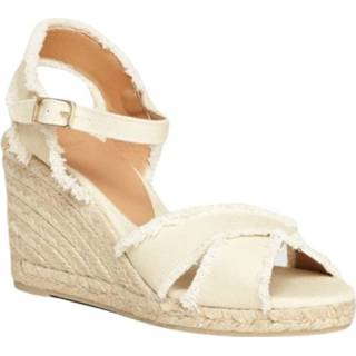 👉 Vrouwen wit Bromelia wedge espadrilles