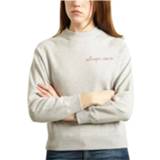 👉 Sweatshirt m vrouwen grijs Attrape-Cœurs Embroidered