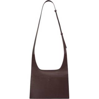 👉 Messenger bag leather onesize vrouwen bruin Grain 5714222003798