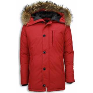 👉 L male rood Parka