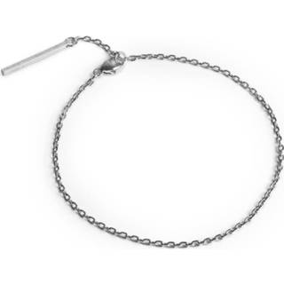 👉 Armband zilver onesize vrouwen grijs Anchor Chain Bracelet, sterling silver 5715180027963