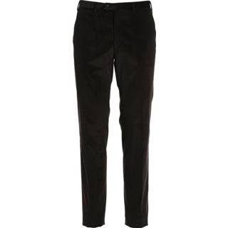 👉 Broek male zwart Tigullio corduroy trousers