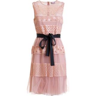 👉 Sleeveless vrouwen roze tulle dress 8052327774289