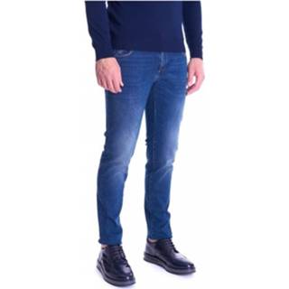 👉 Stretch jean male blauw 370 Close Washed Jeans