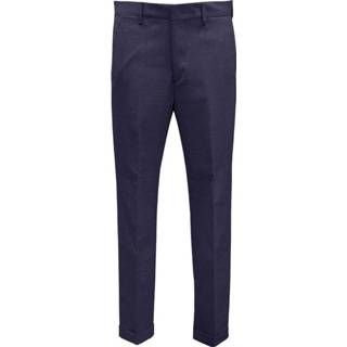 👉 Broek w35 w34 w36 w31 w32 male blauw Luckywbs wool trousers