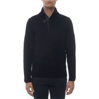 👉 Pullover male blauw Half zip