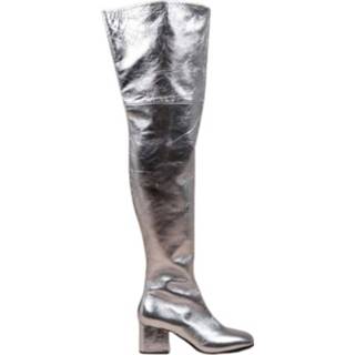 👉 Vrouwen grijs Thigh high boots