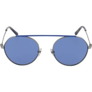 👉 Zonnebril unisex blauw Sunglasses Ck19149S 009