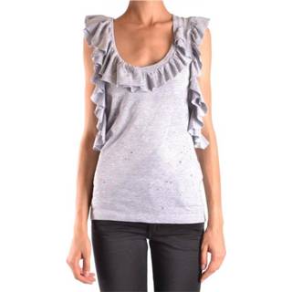 👉 M vrouwen grijs Top