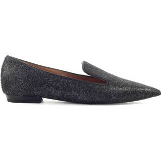 👉 Loafers vrouwen zwart Ponyskin Loafer 1605978786391