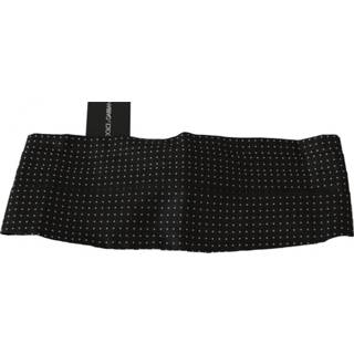 👉 Heupriem male zwart Dotted Waist Belt Silk Cummerbund