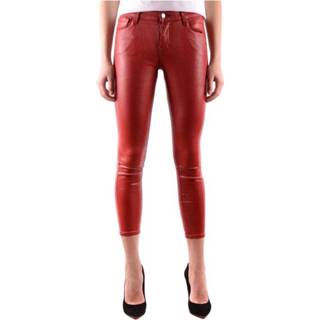 👉 Spijkerbroek W26 W29 vrouwen rood Jeans