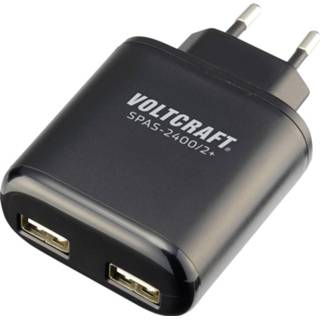 👉 VOLTCRAFT SPAS-2400/2+ VC-11332175 USB-oplader Thuis Uitgangsstroom (max.) 4800 mA 2 x USB