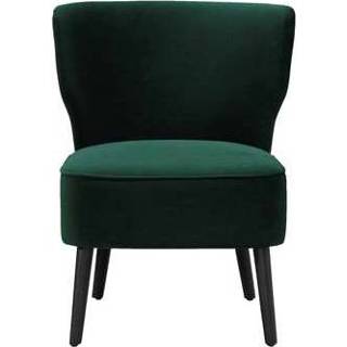 Fauteuil groen Hasvik Stax - velvet 15 Leen Bakker 8714901744872