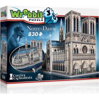 👉 Puzzel vrouwen Wrebbit 3D - Notre Dame (830 stukjes) 665541020209