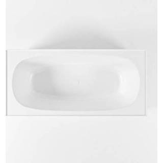👉 Vrijstaand bad solid surface mat freeze 180x60cm kleur Cale / talc 6017318517520